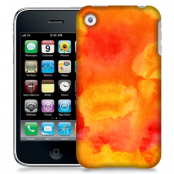 Skal till Apple iPhone 3GS - Vattenfärg - Orange