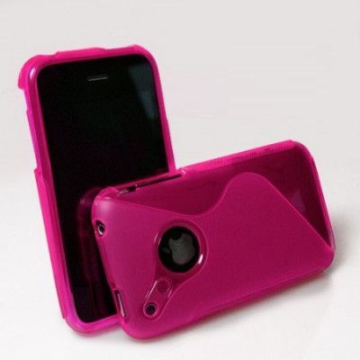 Wave flexicase skal till iPhone 3gs Rosa