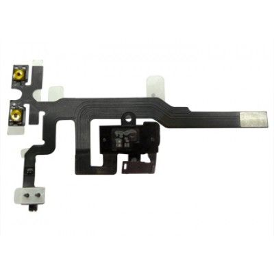 Audioflexkabel (iPhone 4S) - Svart