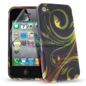 Silk Designer Skal till Apple iPhone 4 + Skrmskydd