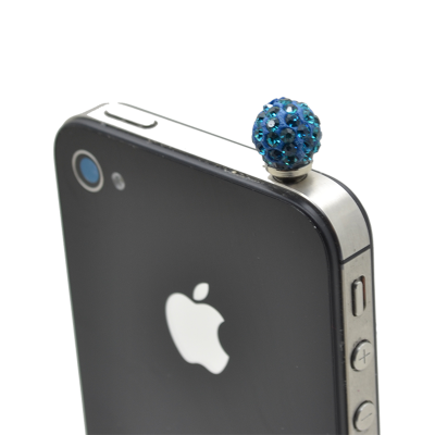 Bling mobilsmycke till 3,5 mm ljuduttag