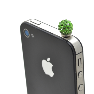 Bling mobilsmycke till 3,5 mm ljuduttag