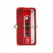 FlexiCase Skal till iPhone 4 - Kassett (Red)