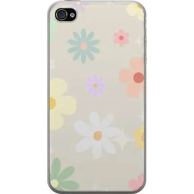 Mobilskal till Apple iPhone 4 med fejdande blommor