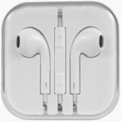 Hörlurar iPod iPhone 4 5 iPad 3.5 mm Mini Jack - Vit