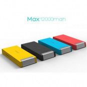 ihave MAX Powerbank, Extern Batteriladdare 12000 mAh - Magenta
