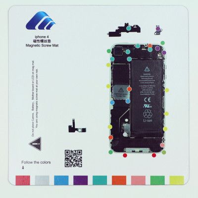 Magnetisk skruvmatta till iPhone 4