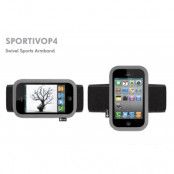 Sportivo Swivel Sportarmband till iPhone 4