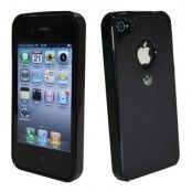 TETRAX iPhone 4 skal svart Magnet i skalet