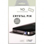 WHITE-DIAMONDS 3,5mm PIN Blå inkl iPhone4 glitterskärmskydd