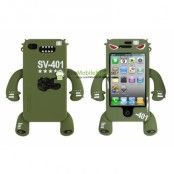 Yettide Silikonskal till Apple iPhone 4 (Grn)