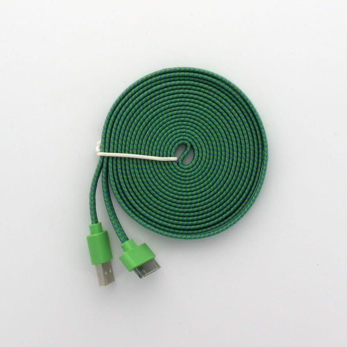 3 Meters trasselfri USB laddnings kabel till iPhone 44s 3 Meters trasselfri USB laddnings kabel till iPhone 44s