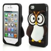 Angry Owl Skal till iPhone 4 / 4S (Svart)