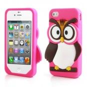 Angry Owl Skal till iPhone 4S/4 (Magenta)