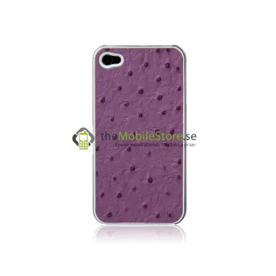 Baksideskal till Apple iPhone 4S/4 (OSTRIG LILA)