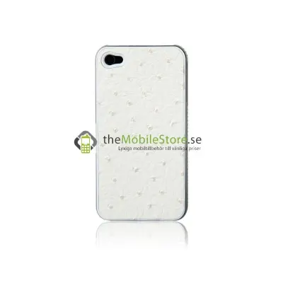 Baksideskal till Apple iPhone 4S/4 (OSTRIG VIT)