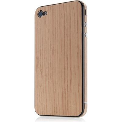 BELKIN Finish 015 skin till iPhone 4S/4 (Ljus trä)