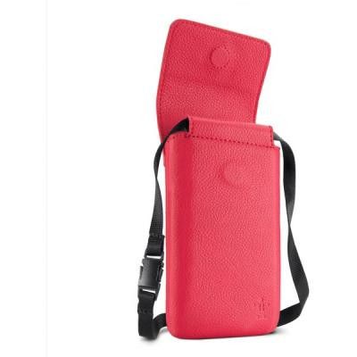 BELKIN läderfodral med halsrem - Rosa - Small