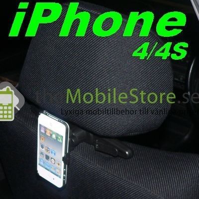 Nackstöd Bilhållare till Apple iPhone 4S/4