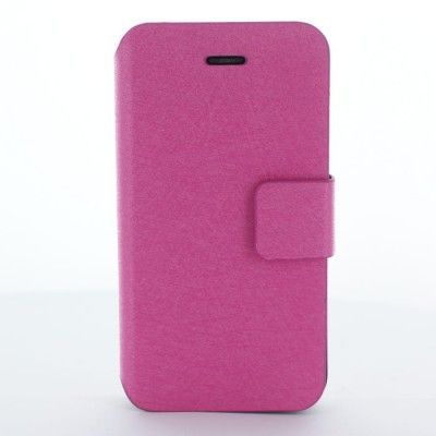 Book mobilväska till iPhone 4S/4 (Magenta)