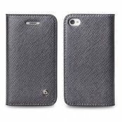 Business Läder Plånboksfodral till Apple iPhone 4S/4 (Svart)