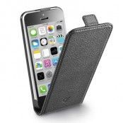 CellularLine Flap Essential fodral för iPhone 5C - Svart