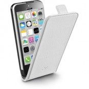 CellularLine Flap Essential fodral för iPhone 5C - Vit