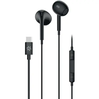 CELLY UP1300 Stereoheadset Drop In-Ear USB-C - Svart