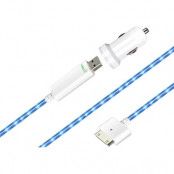Dexim ciggladdare med USB-kabel till iPod/iPad/ iPhone 4/4S