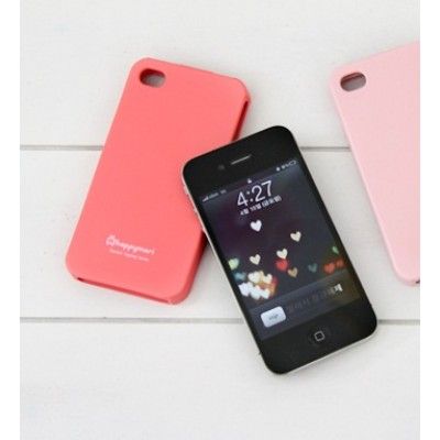 FlexiCase Skal till iPhone 4S/4 (Magenta) + Skärmskydd