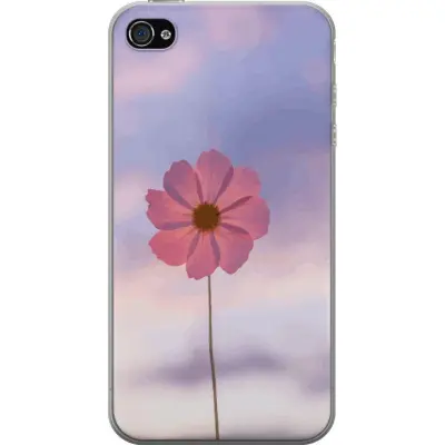 Mobilskal till Apple iPhone 4s med Rosa blomma