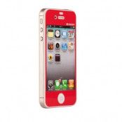 GOOSPERY Color Antireflective Skärmskydd till iPhone 4S - 4 (Röd)