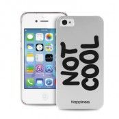Happiness Urban Cover iPhone 4/4S Not Cool - Silver