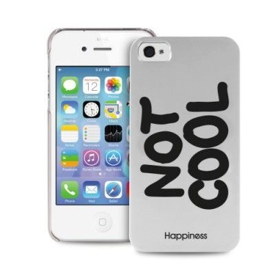 Happiness Urban Cover iPhone 4/4S Not Cool - Silver