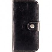 iDeal Premium Wallet, plånboksfodral i konstläder för iPhone 4/4s, svart