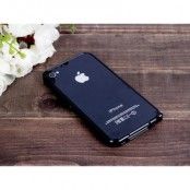 LOVE MEI 0,7mm Thin Aluminum Metal Bumper till Apple iPhone 4S/4 (Svart)