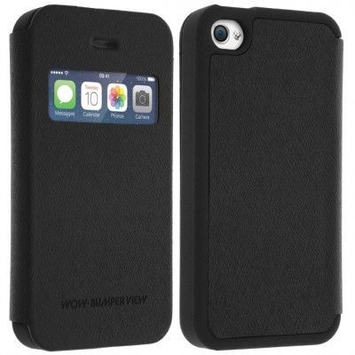 Mercury Bumper View Fodral till Apple iPhone 4S / 4 (Svart)