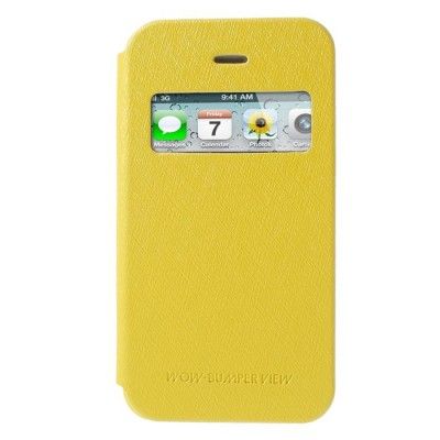 Mercury Bumper View Fodral till Apple iPhone 4S/4 (Gul)