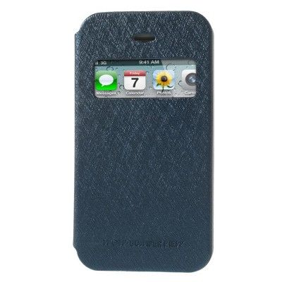 Mercury Bumper View Fodral till Apple iPhone 4S / 4 (Mörkblå)