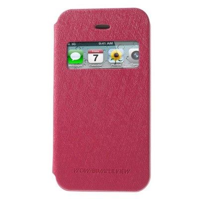 Mercury Bumper View Fodral till Apple iPhone 4S/4 (Magenta)