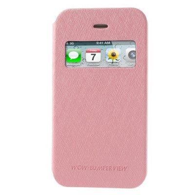 Mercury Bumper View Fodral till Apple iPhone 4S / 4 (Rosa)