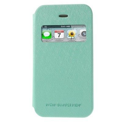 Mercury Bumper View Fodral till Apple iPhone 4S/4 (Turkos)