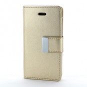 Mercury Rich Diary Plånboksfodral till Apple iPhone 4S / 4 (Gold)
