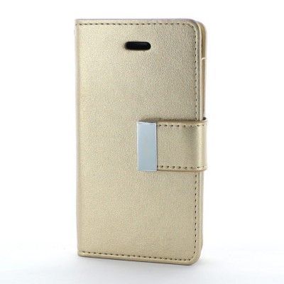 Mercury Rich Diary Plånboksfodral till Apple iPhone 4S / 4 (Gold)