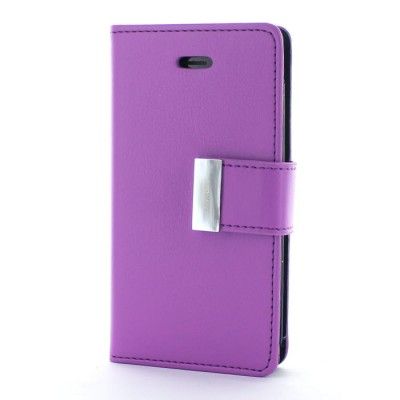 Mercury Rich Diary Plånboksfodral till Apple iPhone 4S/4 (Lila)