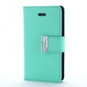Mercury Rich Diary Plånboksfodral till Apple iPhone 4S/4 (Turkos)