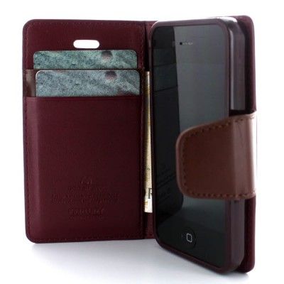 Mercury Sonata Plånboksfodral till Apple iPhone 4S - 4 (Wine)