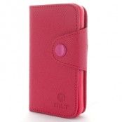 MLT Plånboksfodral till Apple iPhone 4S - iPhone 4 (Magenta)