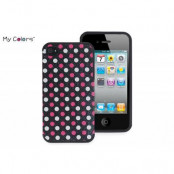 My Colors FlexiCase Skal till Apple iPhone 4 / 4S (Polka Dot)