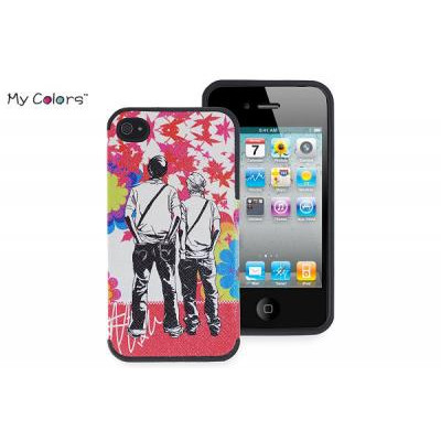 My Colors FlexiCase Skal till Apple iPhone 4S/4 (Boy - Girl)